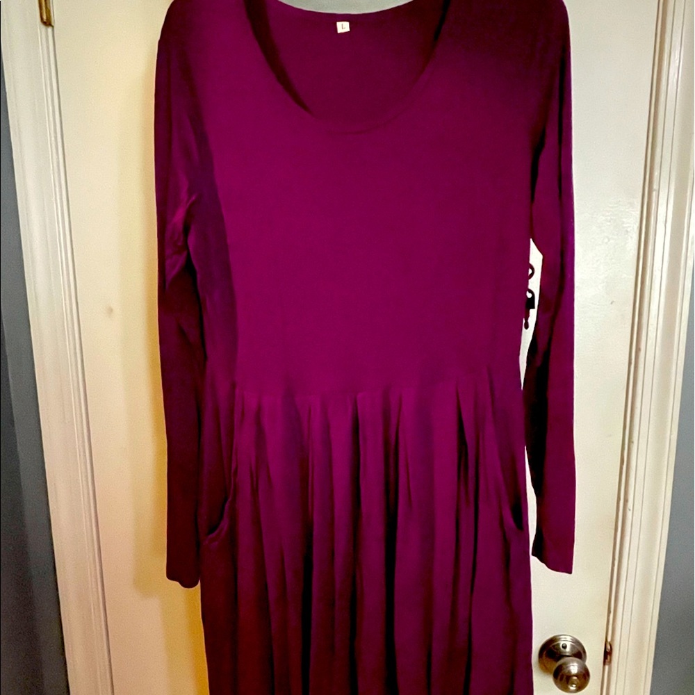 Purple dress